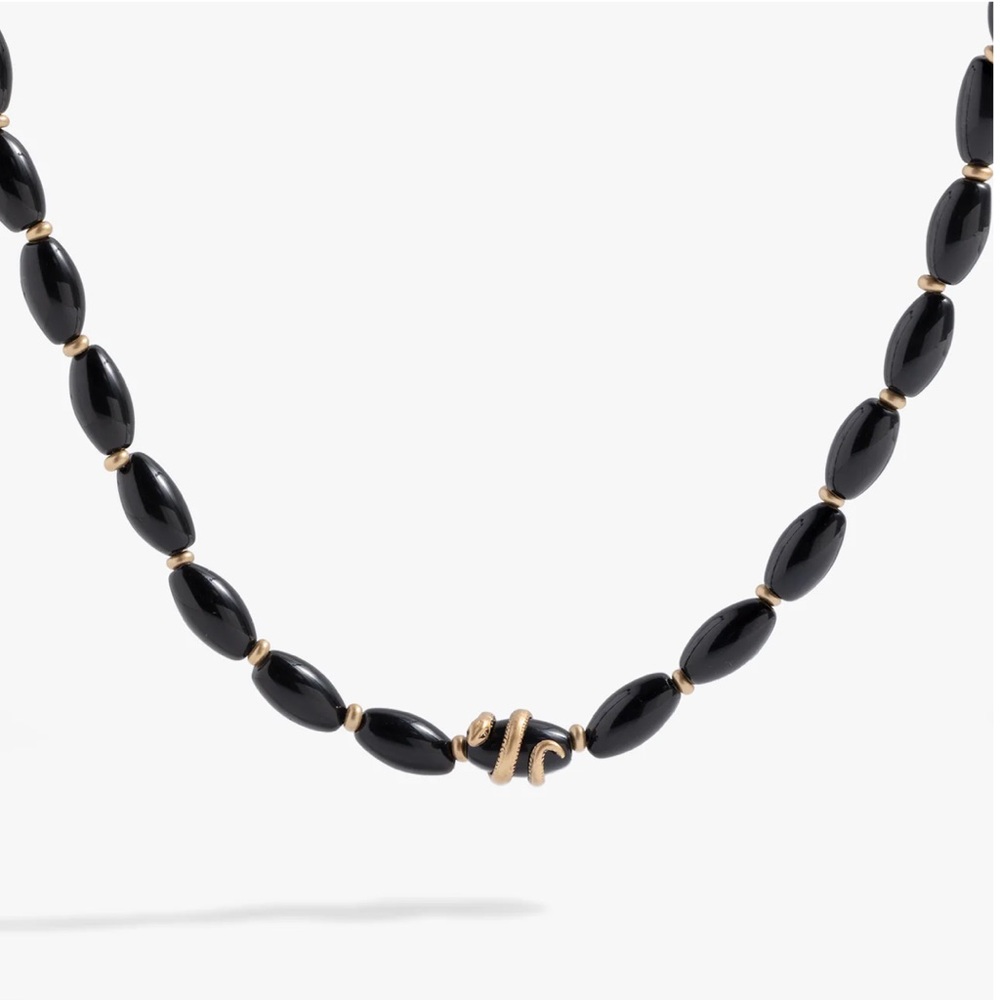 Alex and Ani Untamed Beaded Snake Necklace 16"